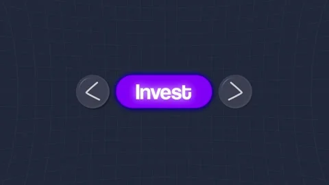 UI Finance Button Switch Animation Video stock 314876828