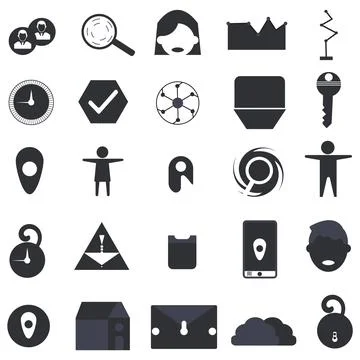 UI General Icon - Black Stock Illustration