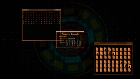 UI hacker Stock Footage 130566077