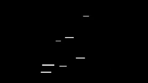 UI HUD information blocks, construction of letters and numbers, technology Stock-Illustration