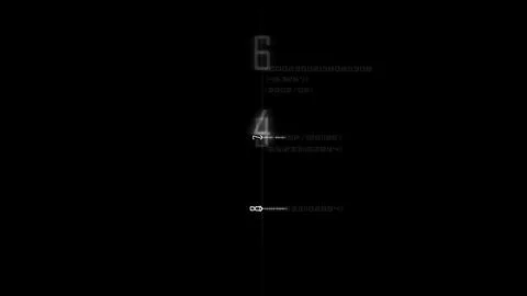 UI HUD information blocks, construction of letters and numbers, technology 스톡 사진