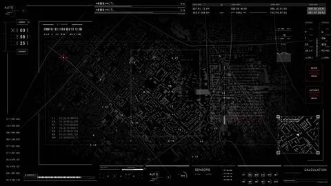 UI HUD technological infographic elements.HUD 2GFX Technology Sci Fi 2D texture Stock Illustration