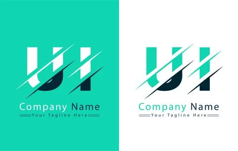 UI Letter Logo Vector Design Template Elements 库存插图