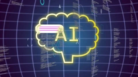 UI panels sliding in starting code rotating, binary cascading, showing flow Stock Footage 334337710