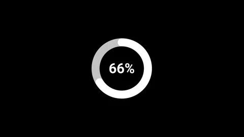 UI Progress Animation Simple Loading Bar in 4K Stock Footage 312776709