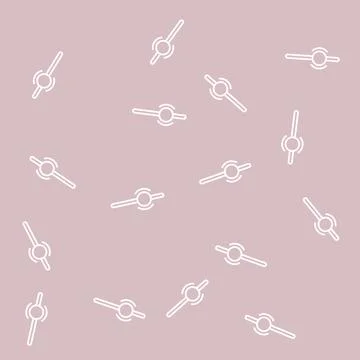 Ui scroll sign line seamless pattern Stock Illustration