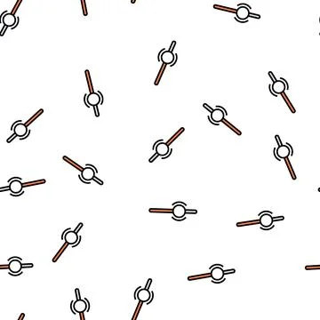 Ui scroll sign vector seamless pattern Stock Illustration