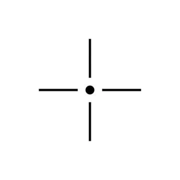 Ui target icon Stock Illustration