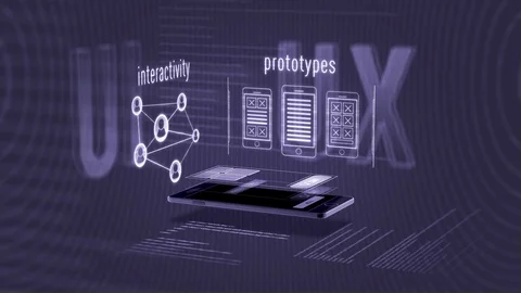 UI UX app interface animation Vidéo 94522682