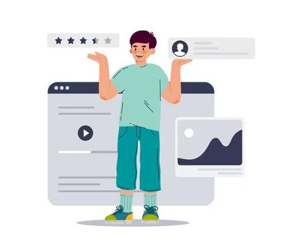 Ui ux designer arrangement interface elements of the application and sites. A Stock Illustration