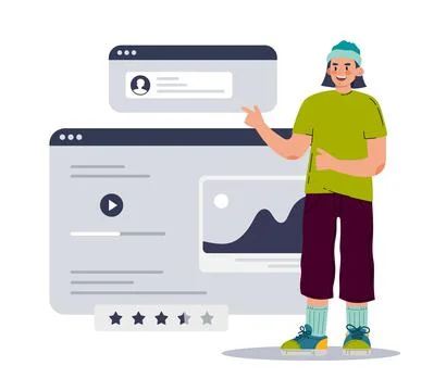 Ui ux designer arrangement interface elements of the application and sites. A Stock Illustration