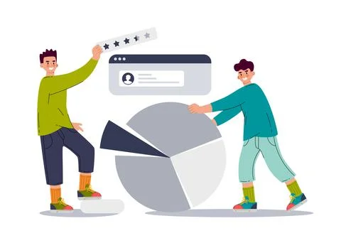 Ui ux designer arrangement interface elements of the application and sites. T Illustrazione stock