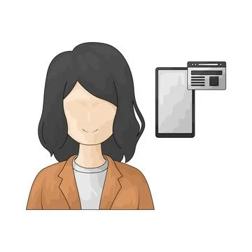 UI UX designer illustration 스톡 일러스트
