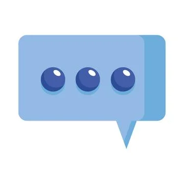 Ui ux element chat Stock Illustration