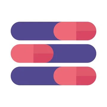 Ui ux element Illustrazione stock