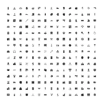 Ui ux vector icon set collection 스톡 일러스트