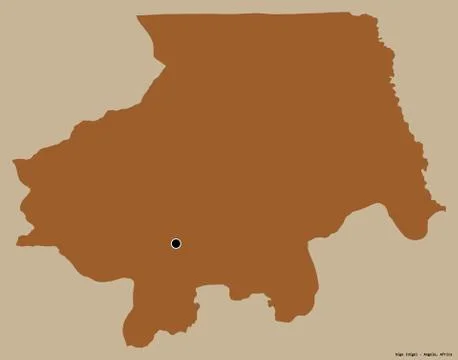 Uige, province of Angola, on solid. Pattern Stock Illustration