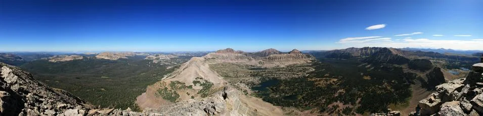 Uinta mountain panorama Stock Photos