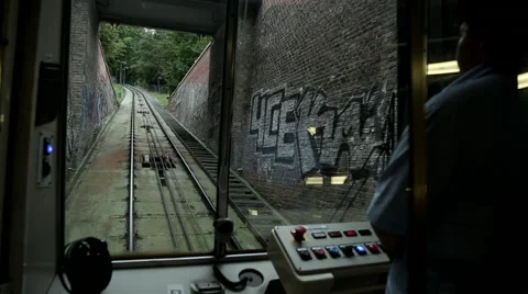 Újezd LD, Cable Car ride Stock Footage 53825654