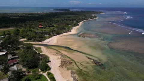 Ujung Genteng Beach Estuary Stock Footage 238752920