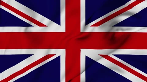 UK 4K waving flag in loop Stock Footage 139506441