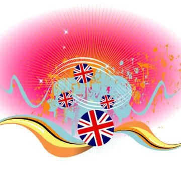 UK background Stock Illustration