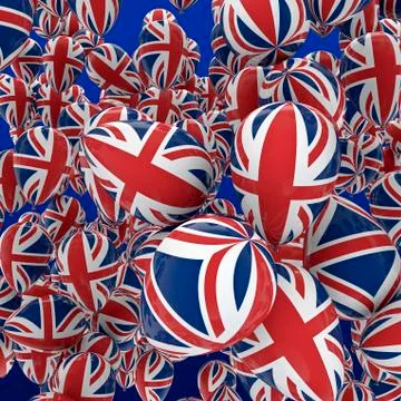 UK balloons Stock-Illustration