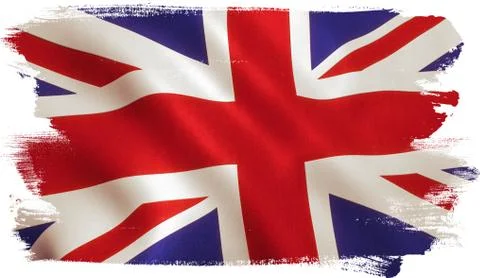 UK British Flag Stock Illustration