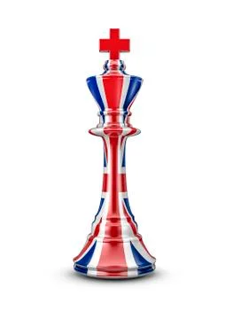 UK chess king Stock-Illustration
