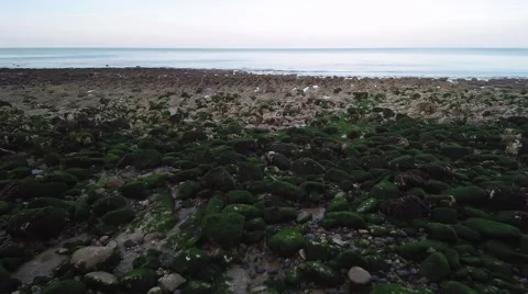 UK Coastline by Drone Video stock 66382850
