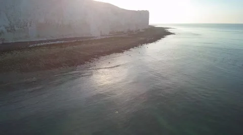 UK Coastline by Drone Video stock 66383070