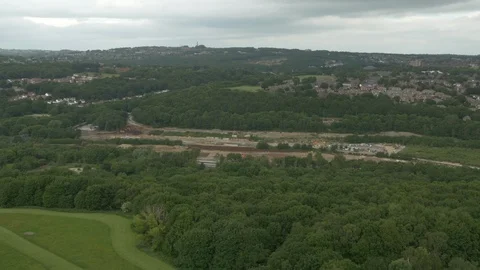 UK Countryside by Drone Video stock 101550833