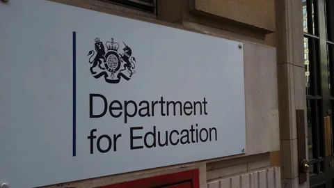 UK Department for Education. Video stock 229705707
