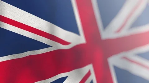 UK flag animated 스톡 동영상 80597662