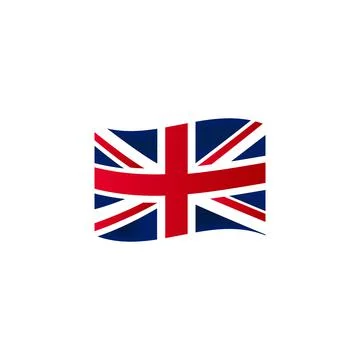 U.K. flag clipart design vector isolated Stock Illustration