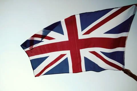 UK flag close up Stock Photos