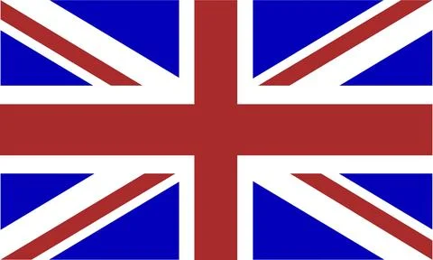UK Flag Design Stock Illustration