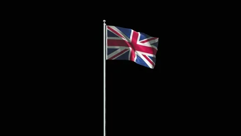 UK Flag Stock Footage 159823365