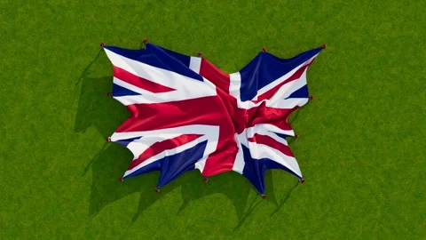 UK flag Stock Footage 201958823