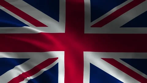 UK Flag Stock Footage 336965642
