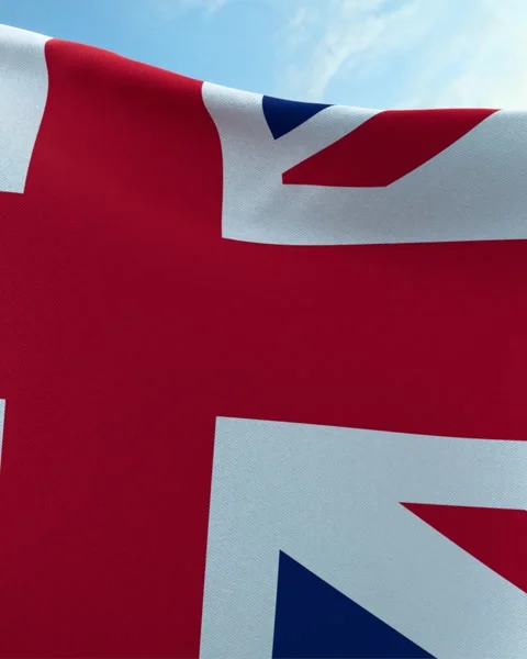 UK flag at sunset Stock-Footage 299931878