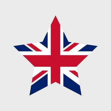UK flag vector icon. United Kingdom and Great Britain flag illustration 스톡 일러스트
