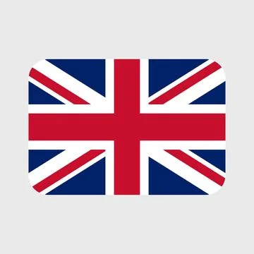 UK flag vector icon. United Kingdom and Great Britain flag illustration 스톡 일러스트