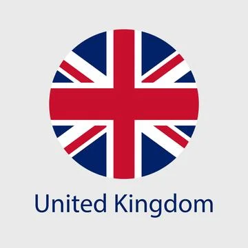 UK flag vector icon. United Kingdom and Great Britain flag illustration 스톡 일러스트