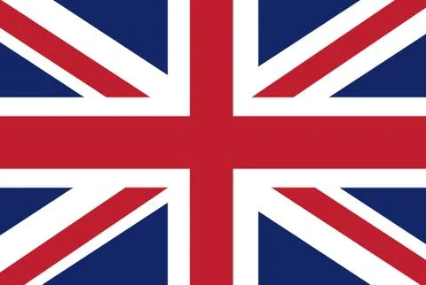Uk flag vector Stock Illustration