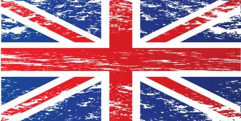 UK flag vector image Stock Illustration
