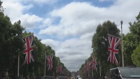 Uk flags Stock Footage 86202966