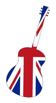 UK Guitar Illustrazione stock