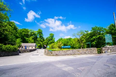 UK Ingleton June 2 2106 Ingleton is a beautiful and picturesque village in Yo Stock Photos