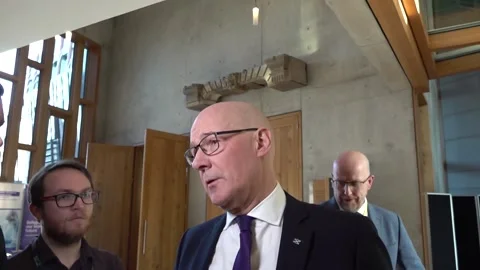 'UK Labour government cannot be taken at face value' says John Swinney Stock Footage 326787075
